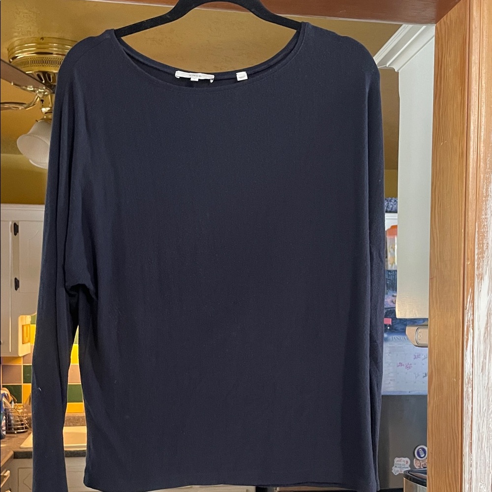 Vince Classic Black Long Sweater.